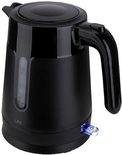 Life Kettle 1lt 1500W Black 221-0420