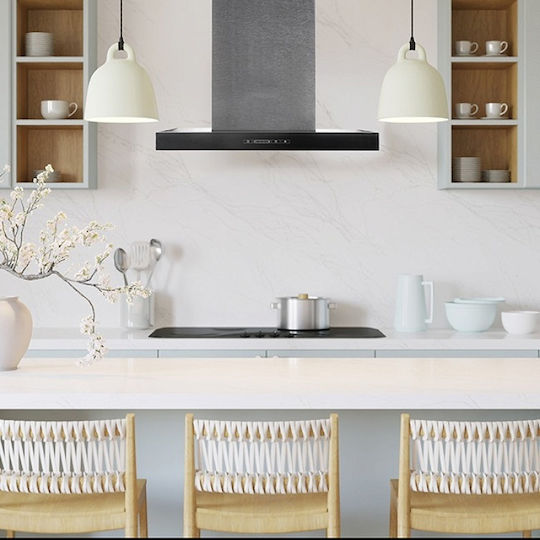 Davoline Tate Απορροφητήρας Καμινάδα 90cm Inox