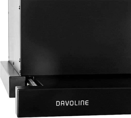 Davoline HQ Pro Συρόμενος Απορροφητήρας 60cm Black