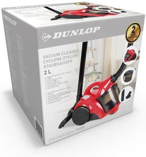 Dunlop 14649 Aspirator 700W cu bol 2lt Roșie