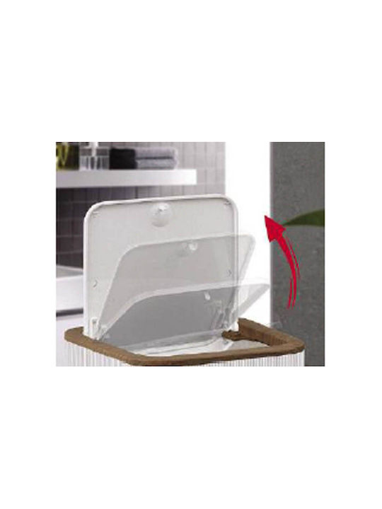 Ankor 830015 Plastic Bathroom Basket 5lt White