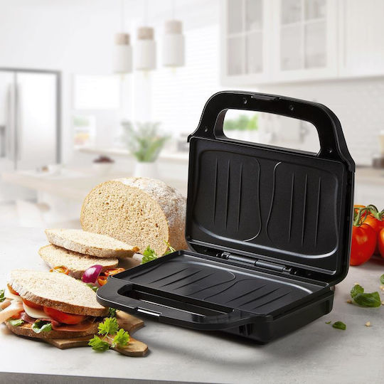Domo Sandwich Maker for for 1 Sandwich Sandwiches 900W Gray