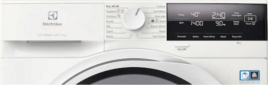 Electrolux Πλυντήριο Ρούχων 9kg 1400 Στροφών EW6F3494E