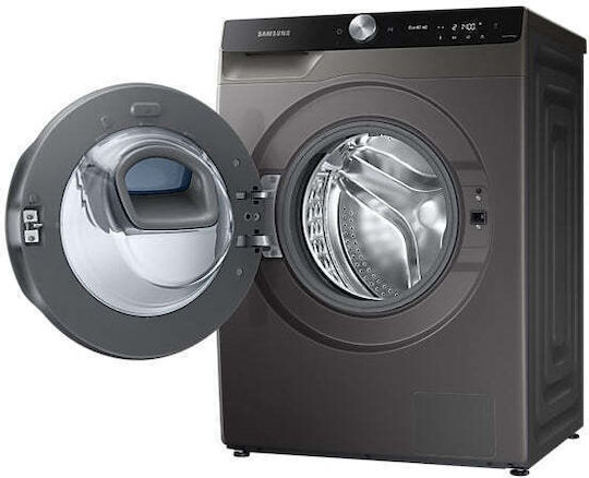 Samsung Πλυντήριο Ρούχων 9kg 1400 Στροφών Ecobubble Γκρι WW90T754DBX/S7