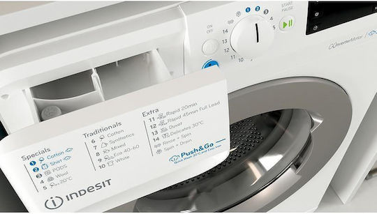 Indesit Πλυντήριο Ρούχων 9kg 1400 Στροφών BWE 91496X WSV