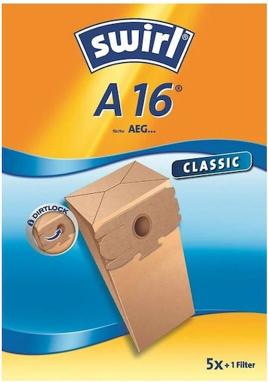 A.16 Vacuum Cleaner Bags 5pcs Compatible with Vacuum Cleaner AEG