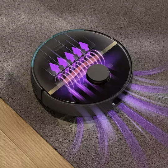 Philips HomeRun 7000 Series Aqua Roboter-Staubsauger mit Laser-Kartierung und Saugkraft 5000Pa Schwarze