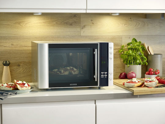 Severin MW 7775 Mikrowellenherd mit Grill 30Es Gray