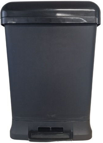 Viopsyctr Coș de Gunoi Plastic Negru 38lt 1buc