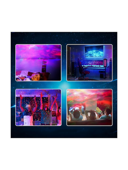 Extralink Led Rotating Kids Projector Lamp Astrolite with Design Projection Multicolour 22.8x12x10.5εκ.