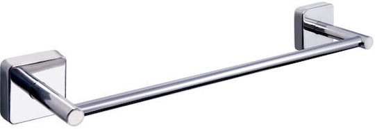 Karag Quattro Ράγα Μπάνιου Μονή Επιτοίχια με Βίδες ​50x50cm Inox Ασημί