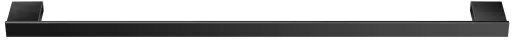 Sanco Monogramm Schiene Badezimmer Einzel Wandmontage Schrauben ​60x2cm Black Mat