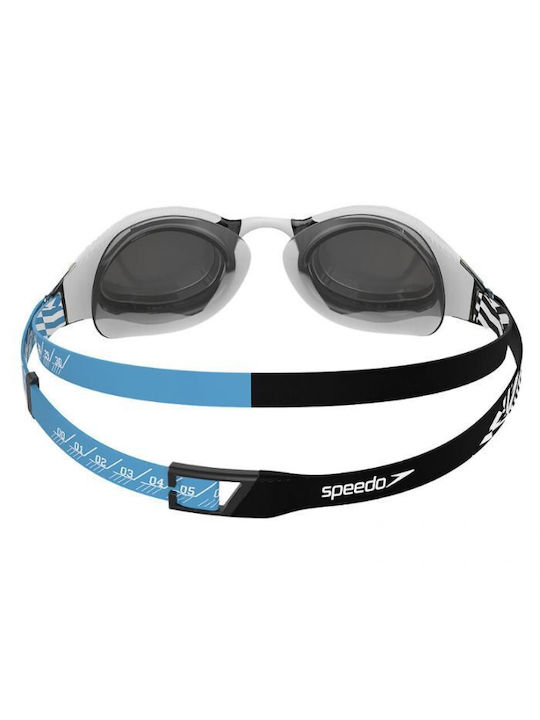 Speedo Fastskin Hyper Elite Swimming Goggles Adults Blue