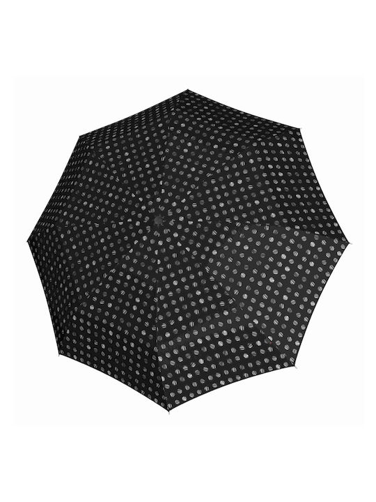 Knirps A Series Umbrelă de ploaie Compact Neagră