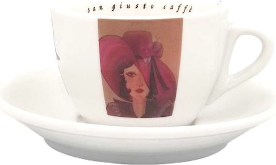 San Giusto Art San-art Tasse Cappuccino aus Porzellan Mehrfarbig