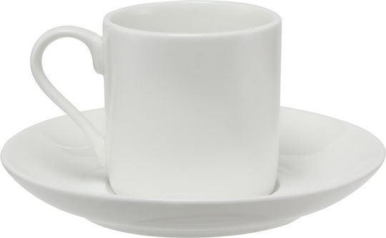 Maxwell & Williams Tasse Espresso aus Porzellan Weiß 100ml