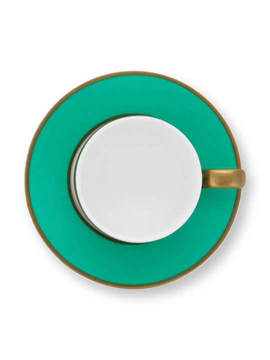 PiP Studio Chique Φλιτζάνι Καφέ από Πορσελάνη Πράσινο 120ml