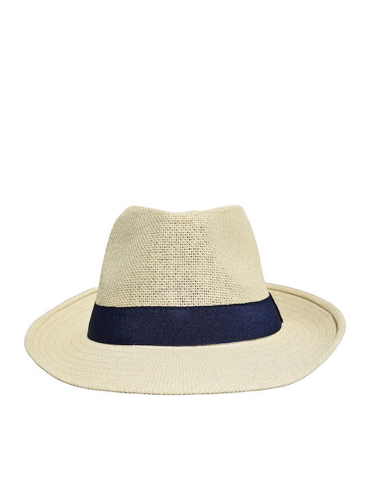 Hut Porkpie-Hut Beige