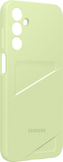 Samsung Card Slot Back Cover Silicone with Card Slot Lime (Samsung Galaxy A15)