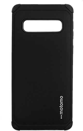 Motomo Tough Armor Back Cover Silicone Black (Galaxy S10)