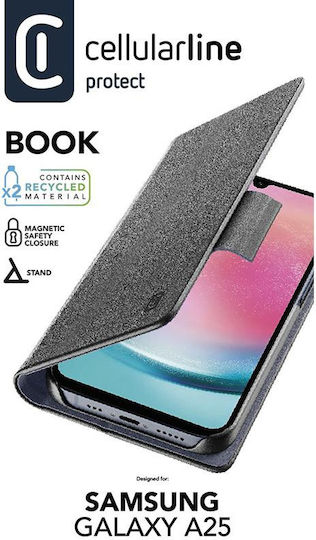 Cellular Line Book Μαύρο (Galaxy A25 5G)