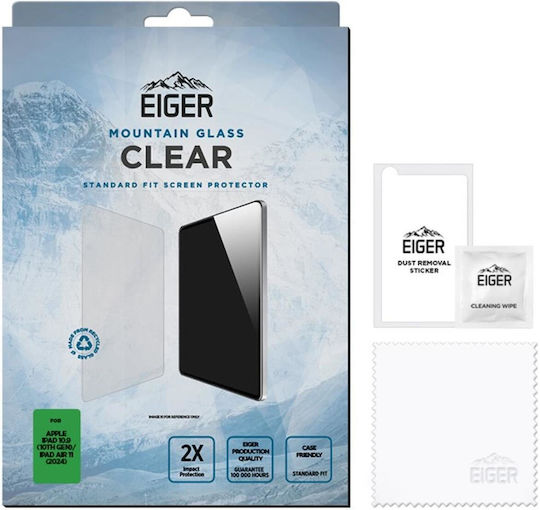 Eiger Folie Mountain Glass Ipad 10.9 10th Gen Ipad Air 11 2024 Clear