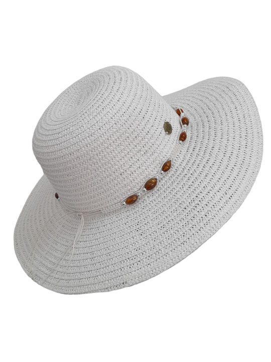 Wicker Women's Hat White