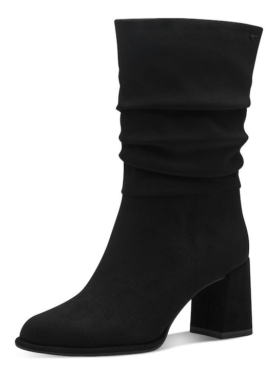 Women's Ankle Boots with Medium Heel Black