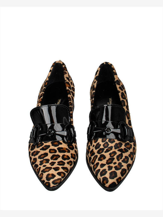Δερμάτινα Γυναικεία Loafers σε Καφέ Χρώμα