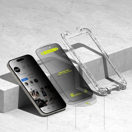 Ringke Privacy Tempered Glass 2τμχ (iPhone 17 / 17 Pro / 16 Pro)