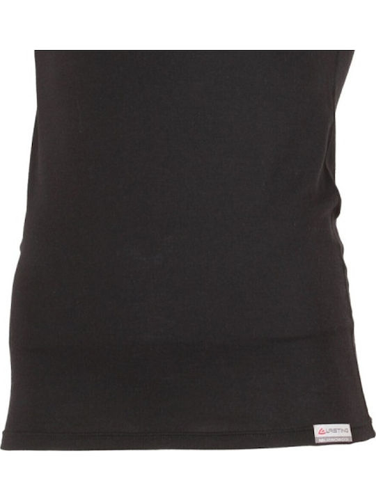 Lasting Merino Bluza termica pentru barbati fara maneci Negru