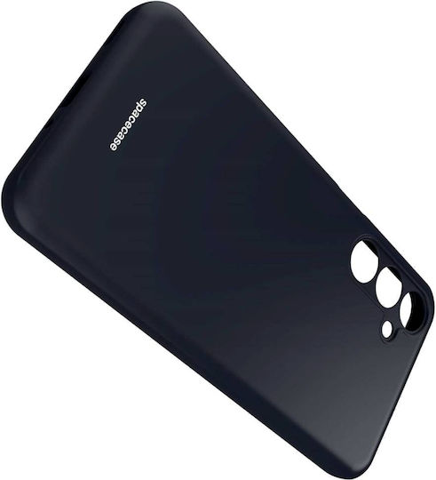 Spacecase Silicone Задна корица Силикон Черен (Samsung Galaxy M35)