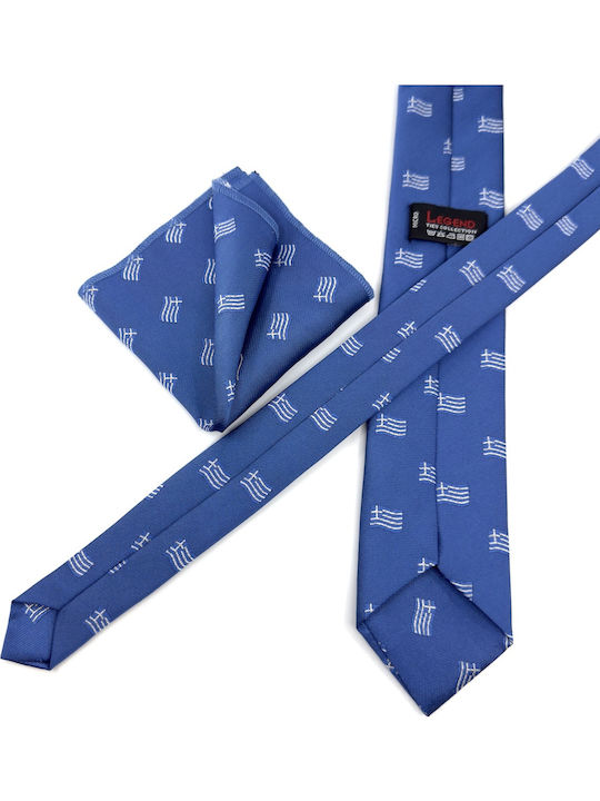 Legend Accessories Ανδρική Γραβάτα σε Γαλάζιο Χρώμα