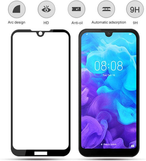 0.3mm Screen Protector Negru (Huawei Y5 2019)