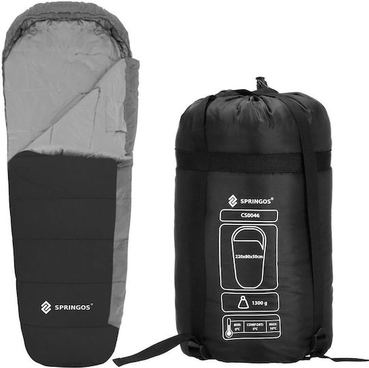 Sac de dormit Single Black Gray