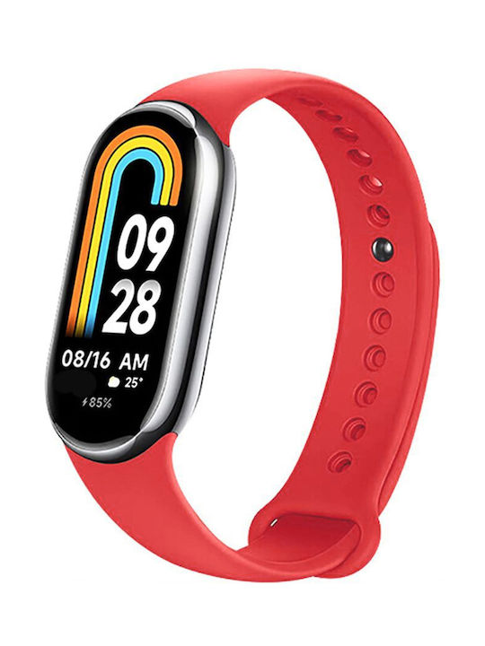 Tech-Protect Iconband Armband Silikon mit Pin Rot (Smart Band 8 / Smart Band 9 / Smart Band 10)