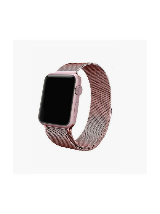 Tech-Protect Milanese Tragbare Bänder Rostfreier Stahl Rose Gold Apple Watch 4 / 5 / 6 / 7 / 8 / 9 / SE