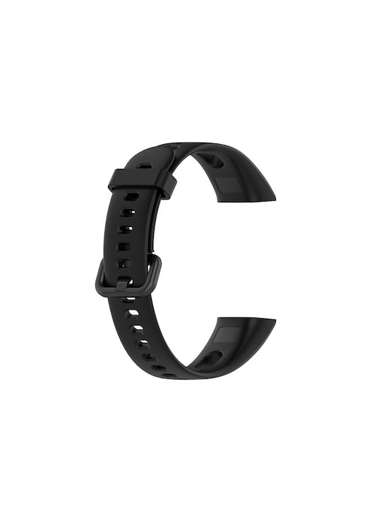 Λουράκι Σιλικόνης Μαύρο (Huawei Band 4)