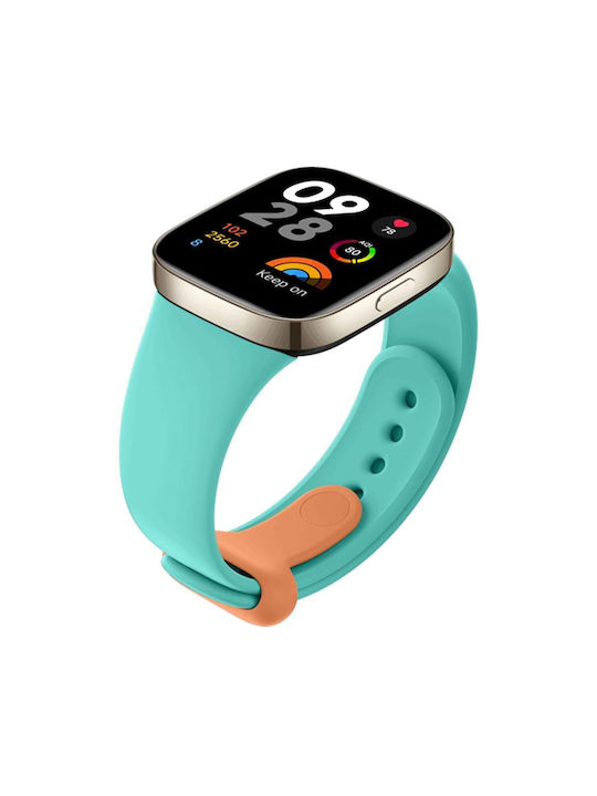 Xiaomi Λουράκι Σιλικόνης Aqua Blue (Redmi Watch 3)