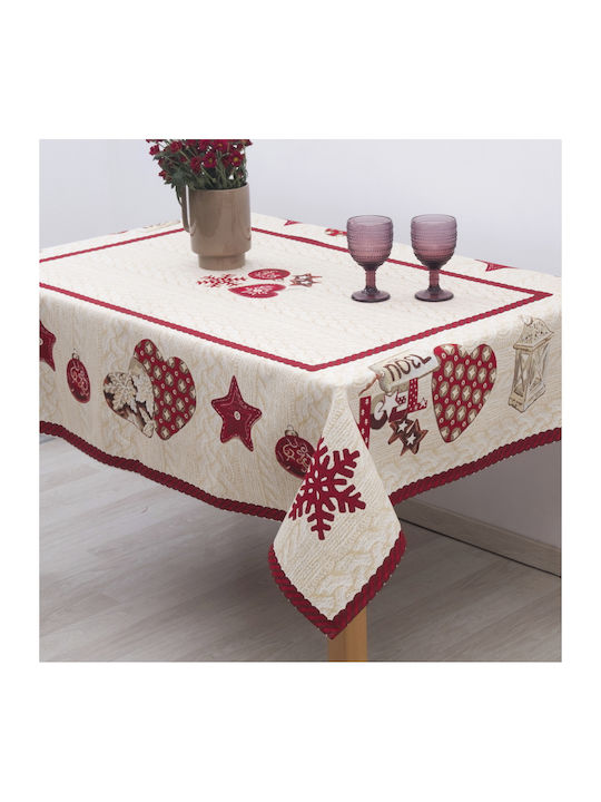 Dimeco Christmas Tablecloth L140xW180cm.