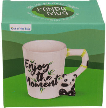 Out Blue Stoneware Mug Panda Out Blue Stoneware Mug Panda