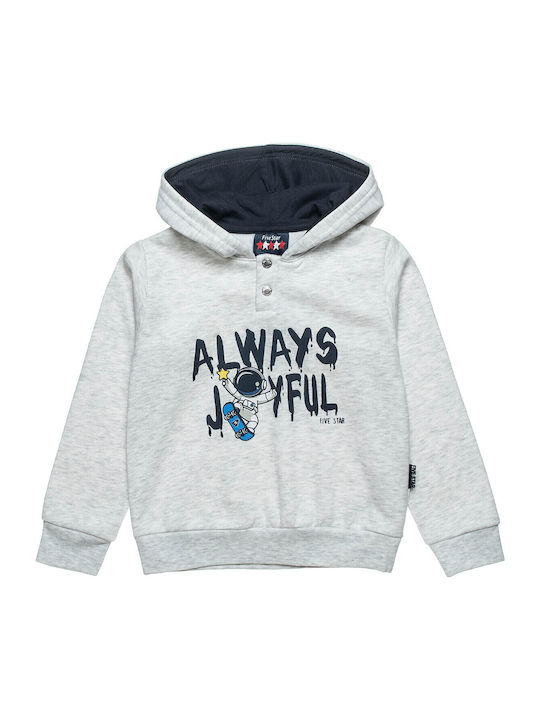 Kids Sweatpants Set Gray 2pcs Five Star