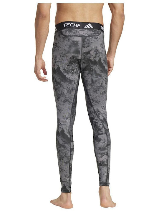 adidas Techfit Ανδρικό Αθλητικό Κολάν Compression Μακρύ Μαύρο