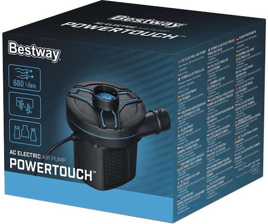 Bestway Elektrische Pumpe für Aufblasbare 240V Schwarz