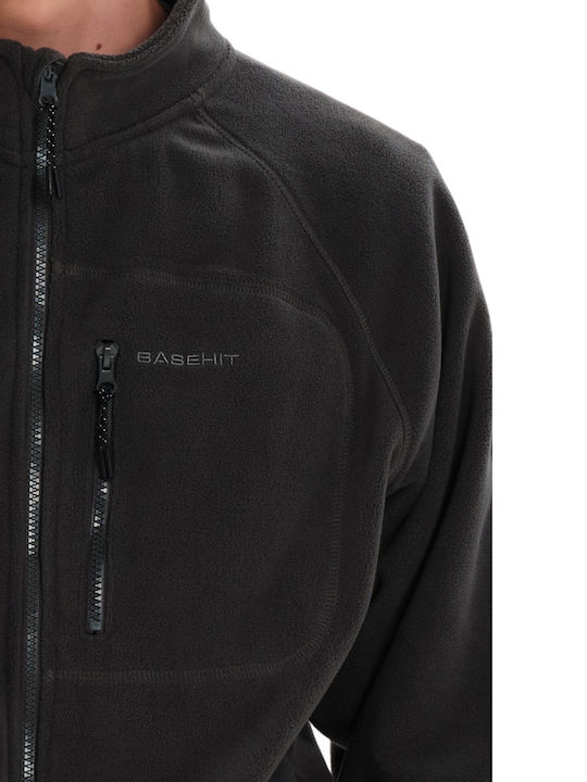 Men's Fleece Cardigan Dusty Olive
