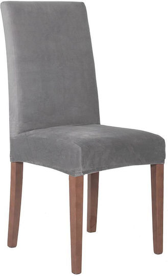 Husă Elastică Scaun Cu Model Pisică Gri 45x60cm