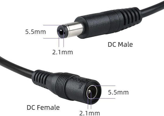 Powertech Kabel Koaxial DC - DC 10m (CAB-P030) 1Stück