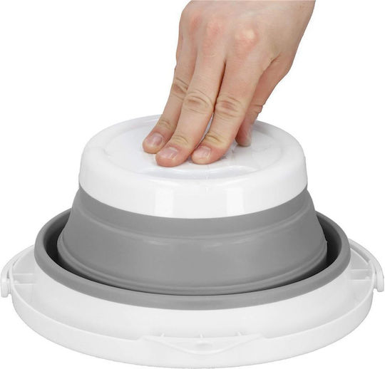 Pliabil Găleată Din plastic Capacitate 5lt Alb