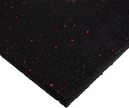 inSPORTline Rubber Gym Floor Puzzle Mat Black 50x50x1.5cm