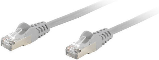 Vivanco F/UTP Cat.5e Gigabit Network Cable Ethernet 2.5m Gray